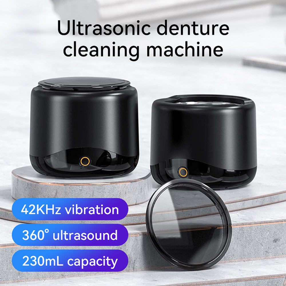 Portable Automatic Ultrasonic Cleaning Machine Invisible Tooth Socket Cosmetic Brush Cleaner