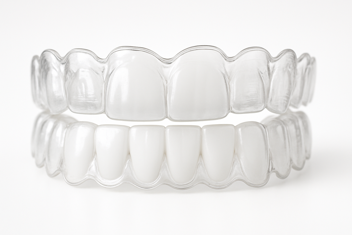 Generate clean Invisalign image from front 