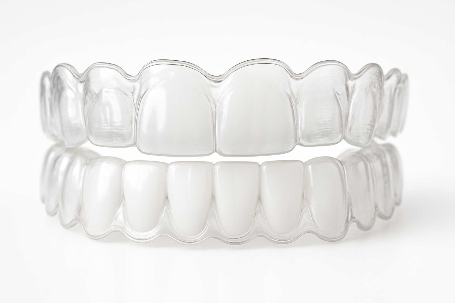 Generate clean Invisalign image from front 