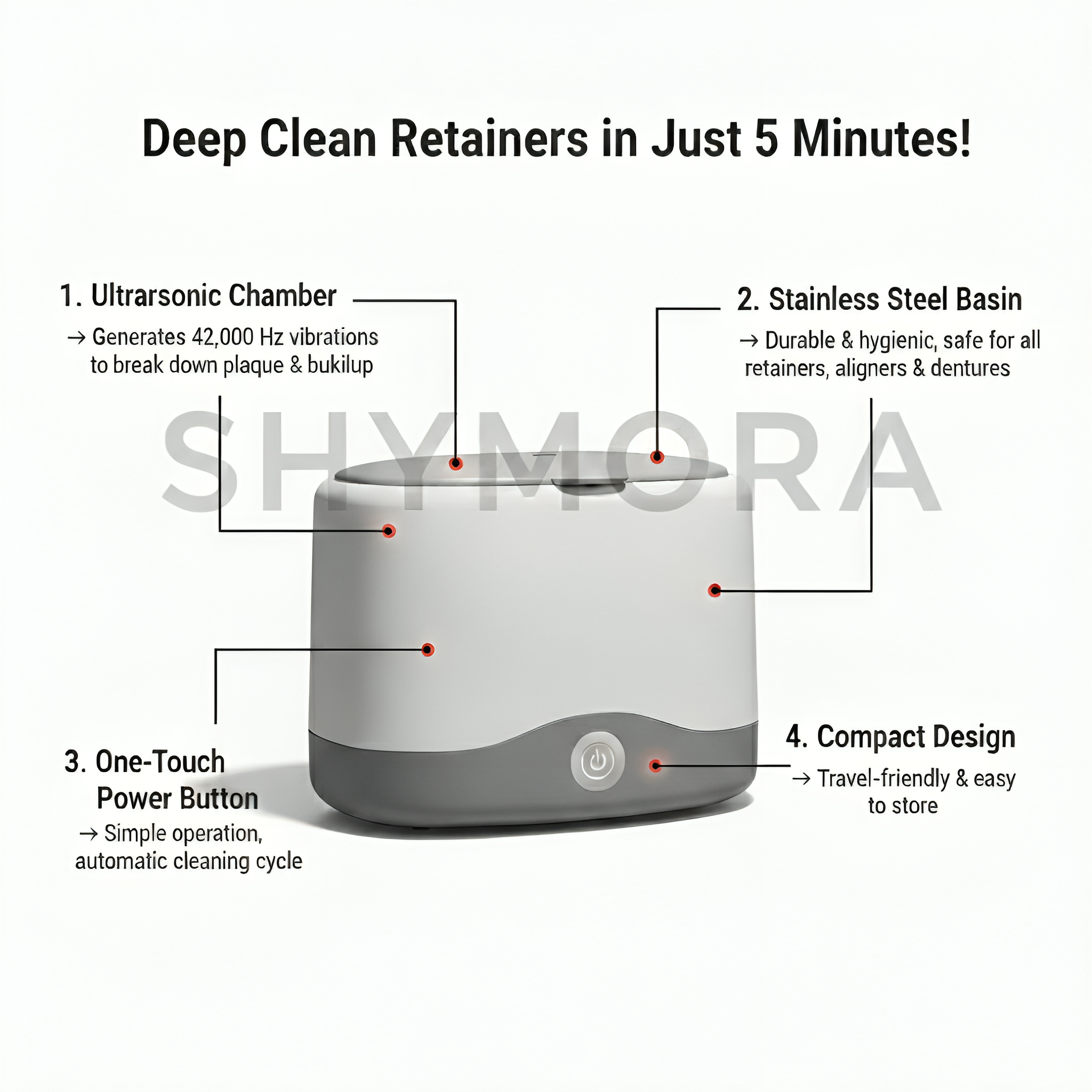 🦷 Ultra Retainer Cleaner – Dentist Approved Deep Clean in Minutes- Keep your smile fresh😃, clean & confident with professional-level cleaning at home🏡 in just 3 days 🎉🎊