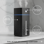 Air Purifier & Humidifier with LED Night Light | 55% Off – Shopcart Hub