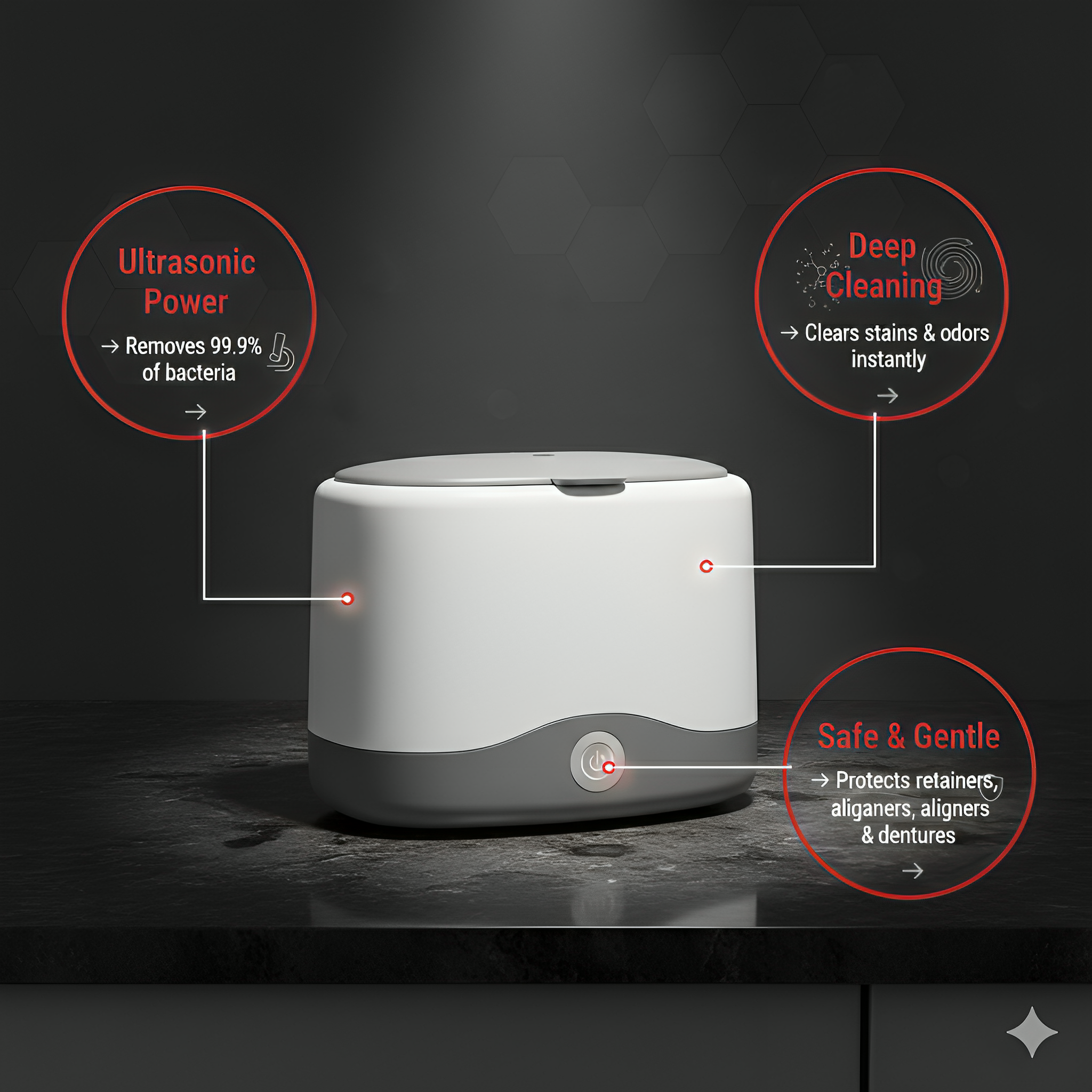 🦷 Ultra Retainer Cleaner – Dentist Approved Deep Clean in Minutes- Keep your smile fresh😃, clean & confident with professional-level cleaning at home🏡 in just 3 days 🎉🎊